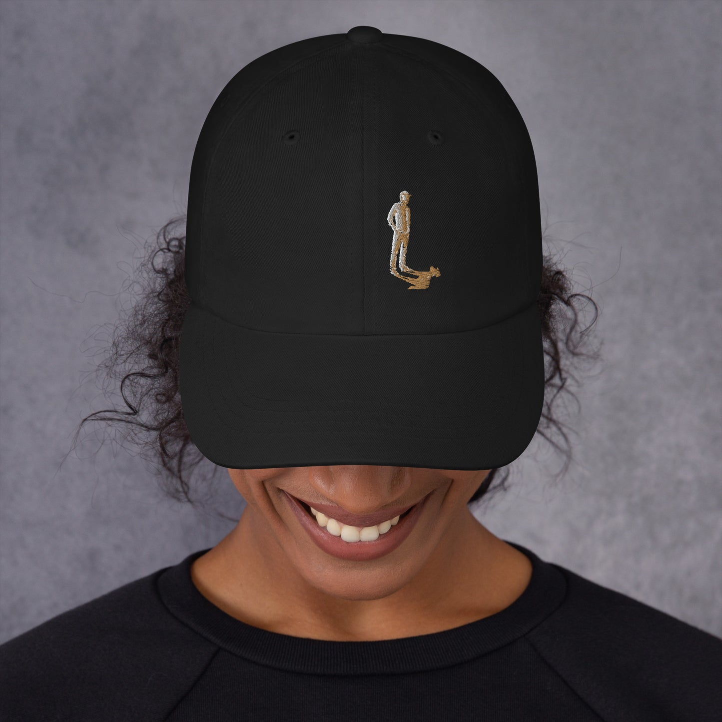 mydogmyshadow Dad hat - front shadow