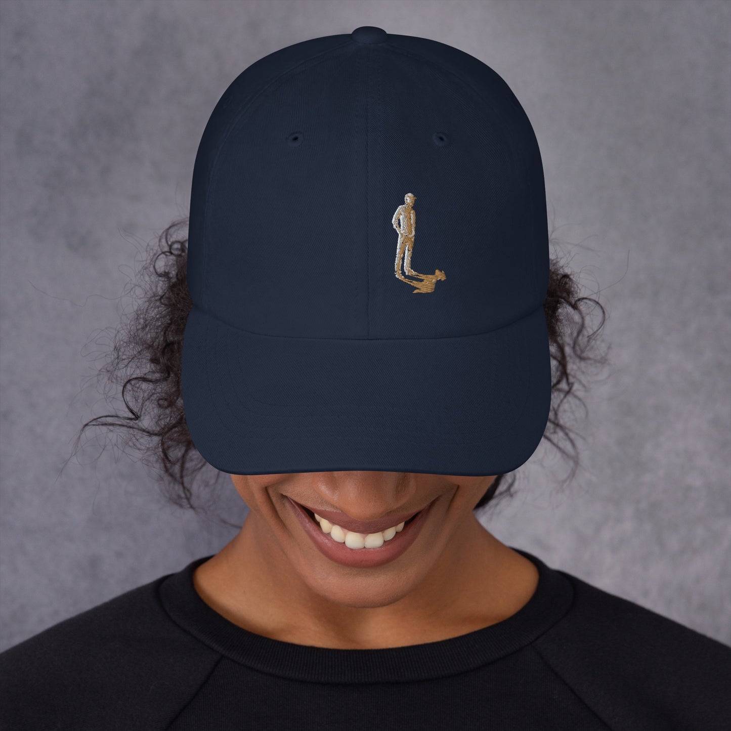 mydogmyshadow Dad hat - front shadow