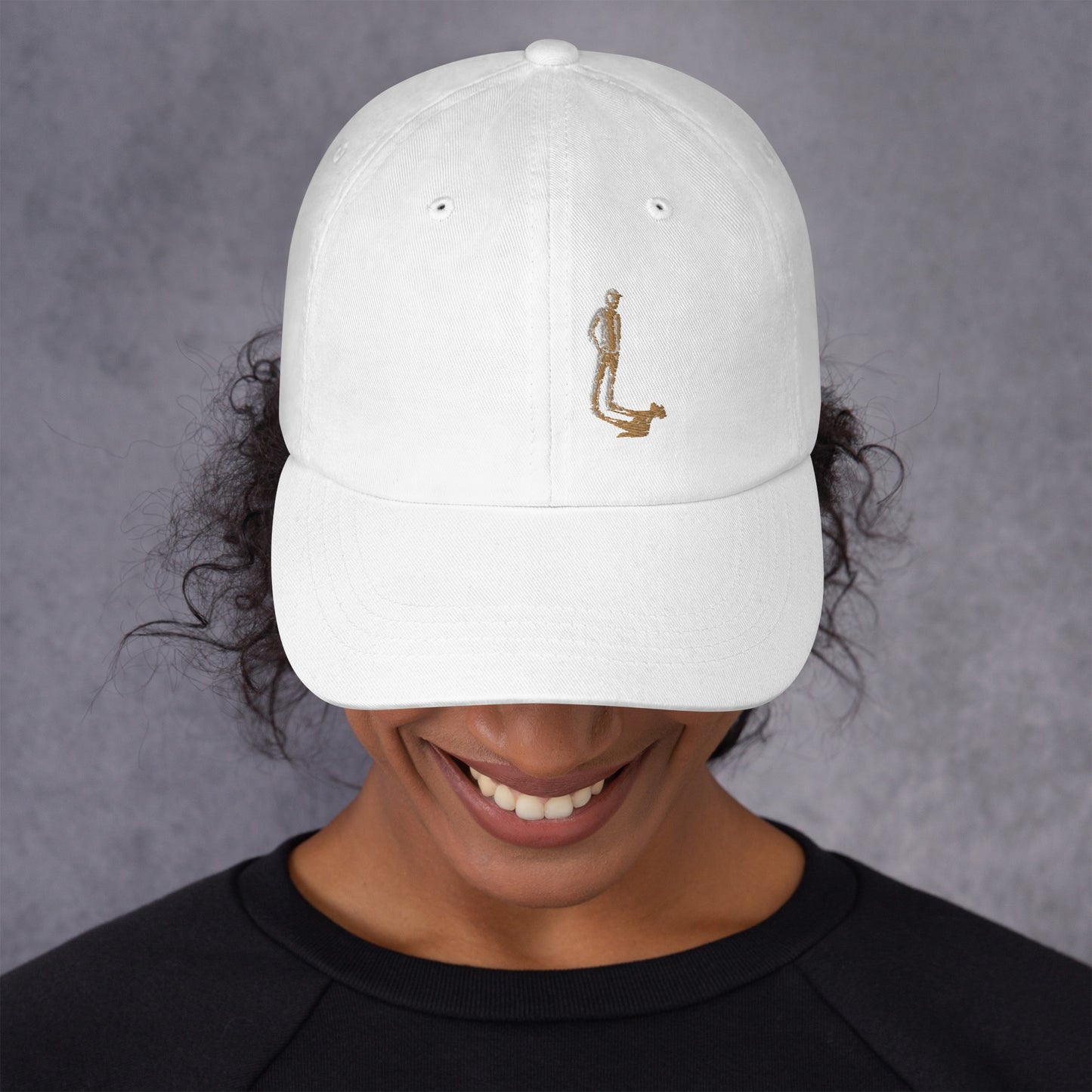 mydogmyshadow Dad hat - front shadow