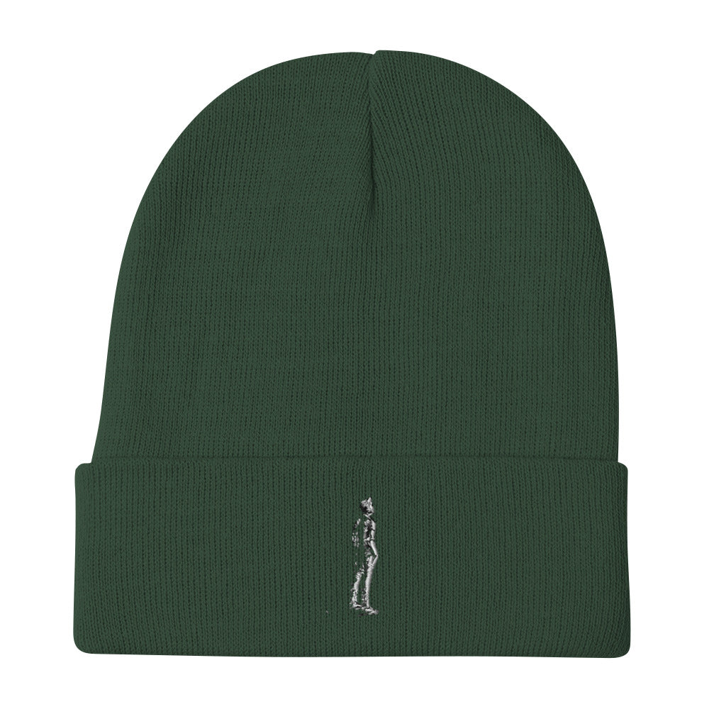 mydogmyshadow Embroidered Beanie - back shadow