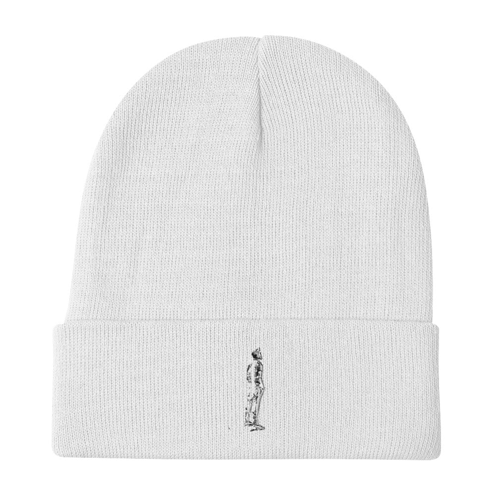 mydogmyshadow Embroidered Beanie - back shadow