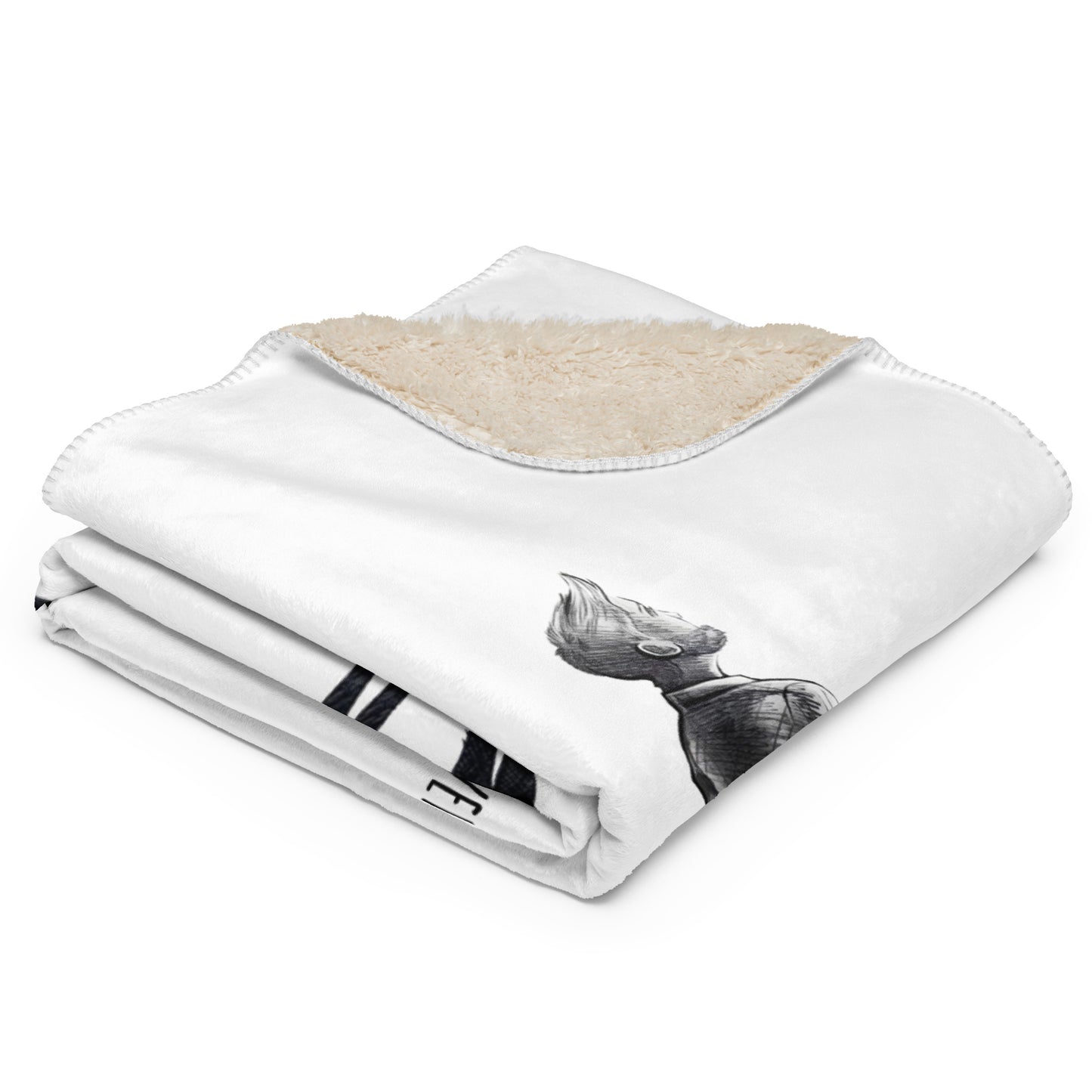 mydogmyshadow Sherpa blanket - white